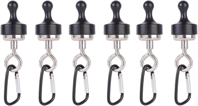 예원 캠핑자석 후크 카라비너 홀더 검정색 소품