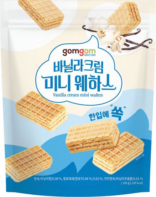 곰곰 바닐라크림 미니웨하스, 230g, 1개