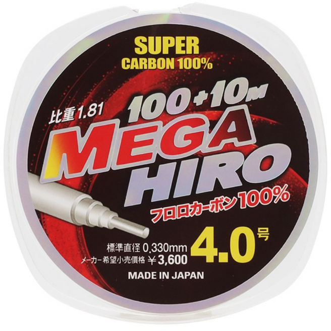 순수 100% 일산 후로로 대물카본라인 100+10M UV차단 카본낚시줄, 1개