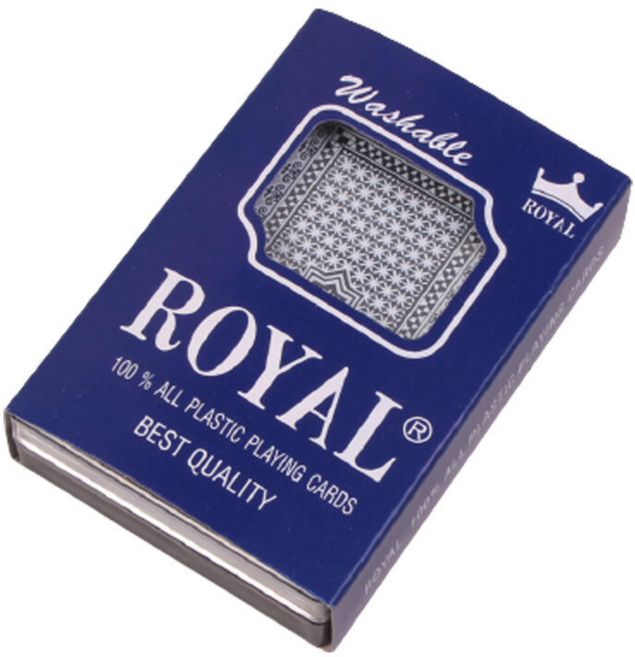 고급 로얄카드 정품 플라스틱 포커 트럼프카드 세트, 12개