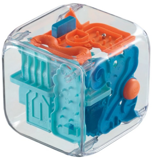 해피퍼즐 하나야마 가쯔노 어메이즈큐브 입체퍼즐 입체미로 두뇌트레이닝 창의력발달 집중력향상, 1개