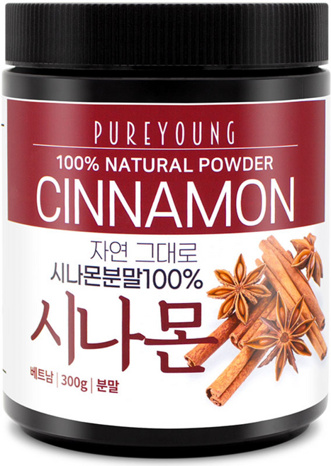퓨어영 시나몬 가루 300g 시나몬물 계피 가루 분말, 1개