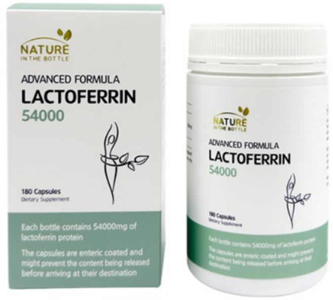 락토페린 54000mg 장용성 코팅 6개월분 (180정) 네이쳐인더보틀, 180정, 1개