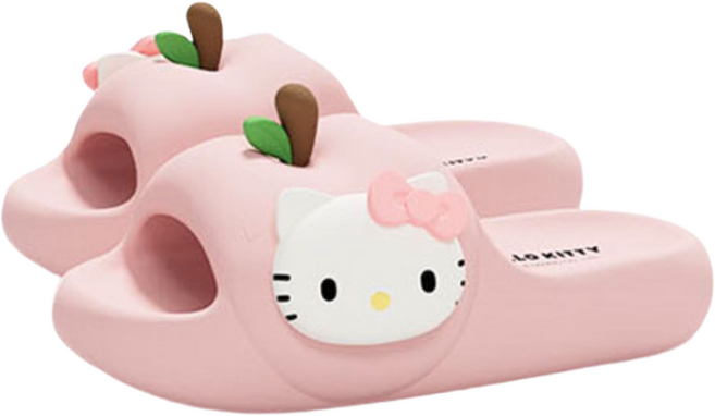 헬로키티 애플 사과 입체 슬리퍼 사무실 실내용 eva 미끄럼 방지 거실화