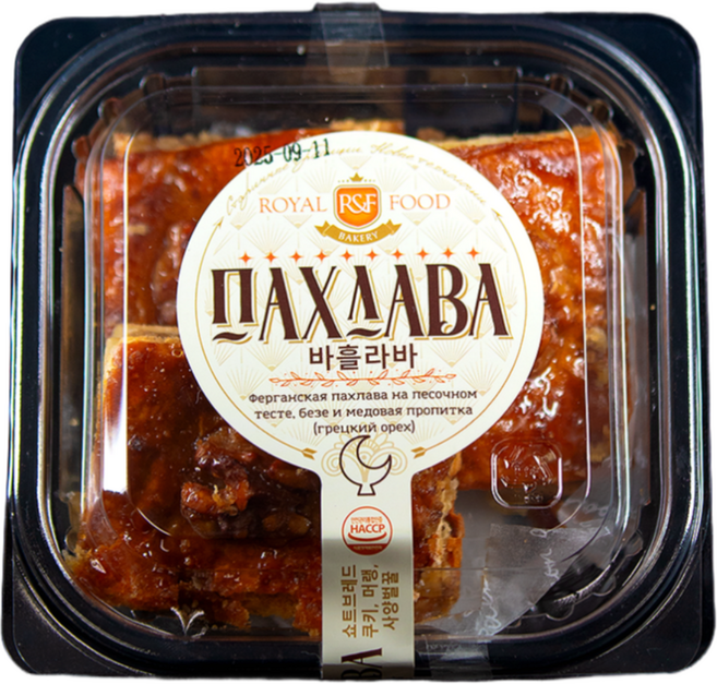 러시아 전통 디저트 바흘라바 케이크, 1개, 190g