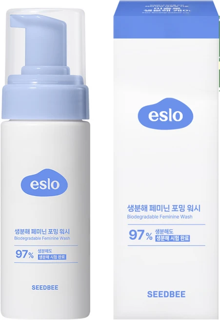 씨드비 이슬로 생분해 페미닌 포밍 워시 여성청결제, 150ml, 1개 - 쿠팡