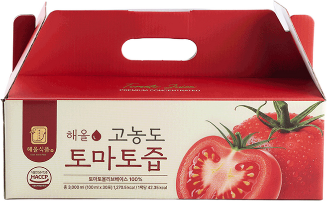 해올 고농도 올리브 토마토즙, 90개, 100ml