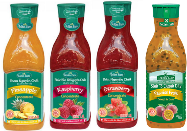 골든팜 베트남 과일청 딸기 1리터 2개, 1개입, 패션후르츠, 패션후르츠, 1L