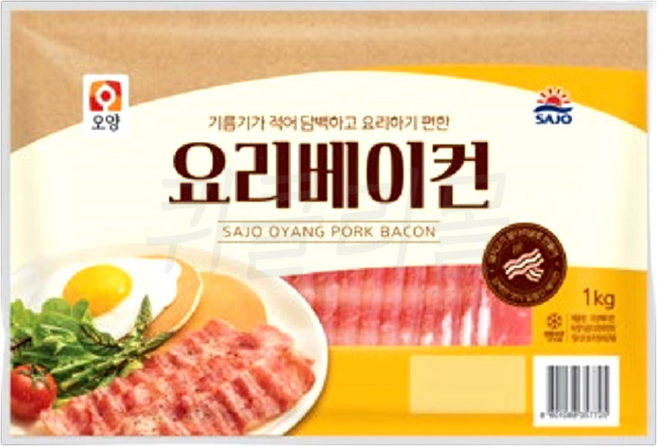 사조 요리베이컨 1kg, 1, 6개