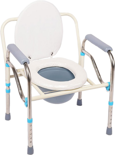이동식 좌변기 접이식 변기 요강 노인 목욕의자 휴대용 간이 화장실, 1개