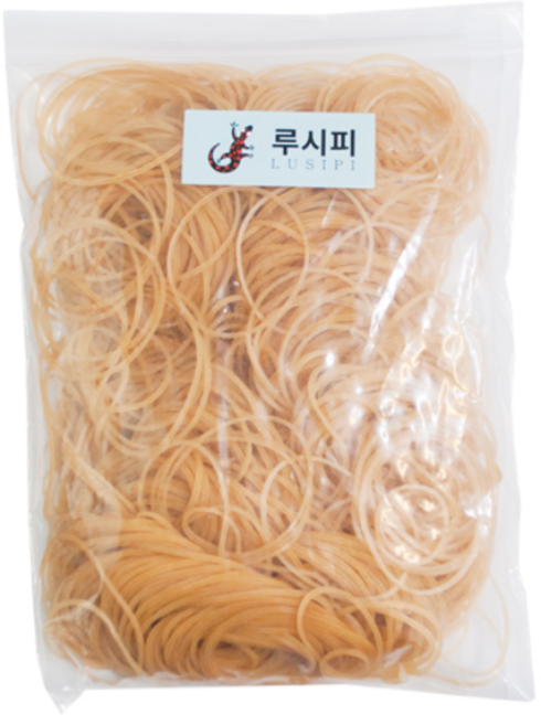 루시피 헤어고무줄 중 1봉 파마고무줄 투밴드 파마도구, 1세트