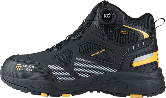 코오롱 KS-606D 6IN 장목 다이얼 발편한안전화 발볼넓은