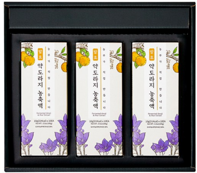 청숨 발효 약도라지 농축액 30p 선물세트 3호, 1세트
