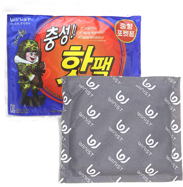 충성핫팩 중형 100g, 40개