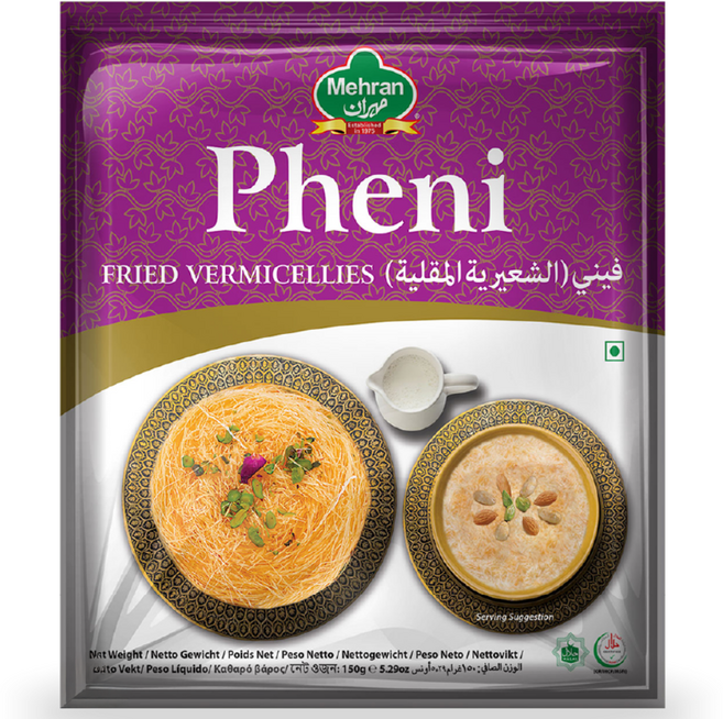 Mehran 두쫀쿠 재료 페니면(Pheni) 프라이드 버미셀리 | 카다이프 대체면, 1개, 150g