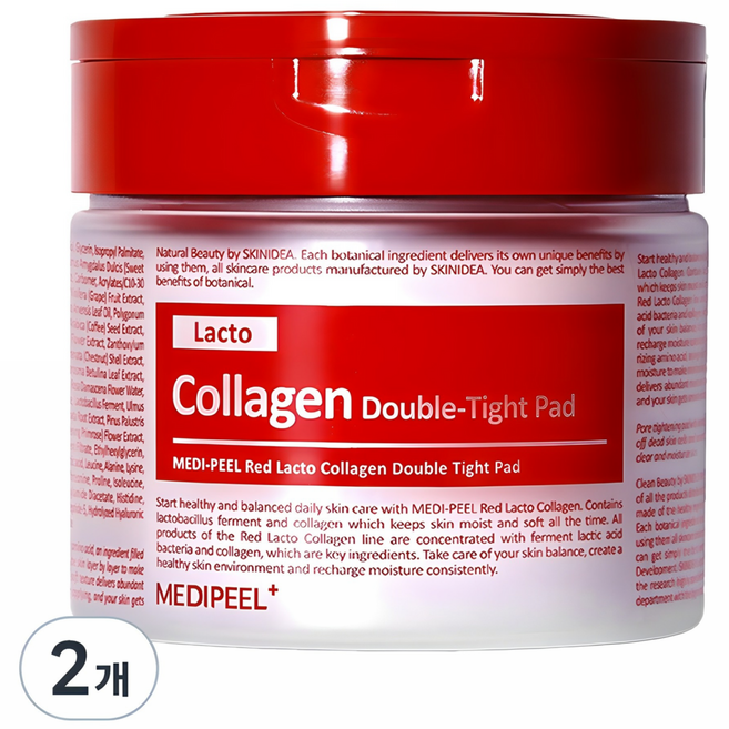 메디필 락토 콜라겐 더블 타이트 패드 270ml, 70개입, 2개