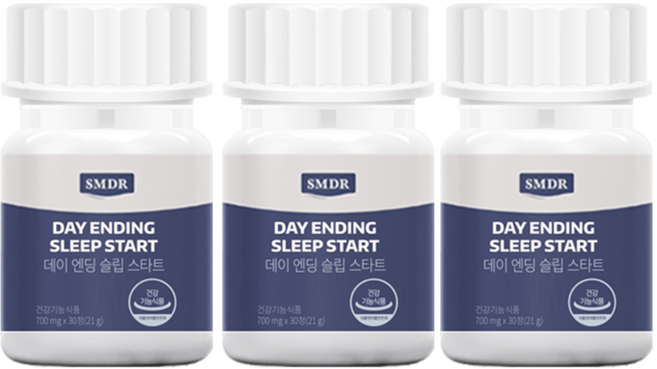 SMDR 데이엔딩슬립스타트 3병(3개월), 30정, 3개