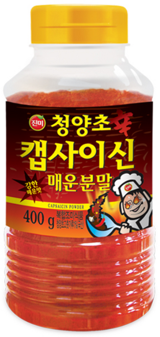 진미 청양초 캡사이신분말 고추, 400g, 1개