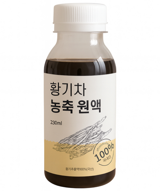끓일 필요없는 국산 황기추출액 원액 / 액상 황기차, 1개, 230ml