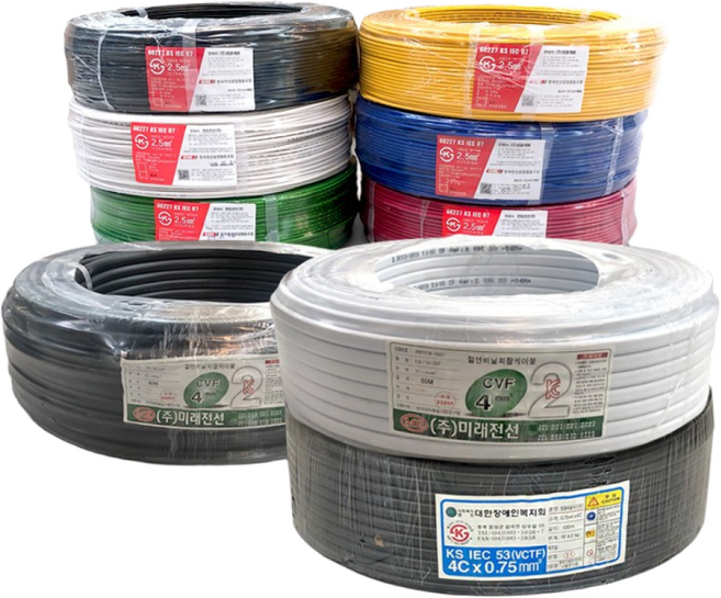 VCTF전선 로맥스 HIV전선 CV전선 KIV 전기선 케이블 롤단위, KIV전선(청색) 200M, 1.5SQ, 1개