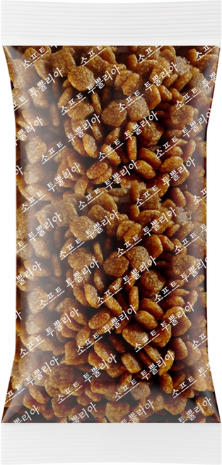 200g 체험팩 가수분해 투뿔리아 소프트사료 시니어(노령/오리), 1개, 연어+황태