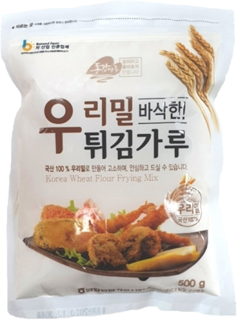 영월농협 동강마루 우리밀 튀김가루, 4개, 500g