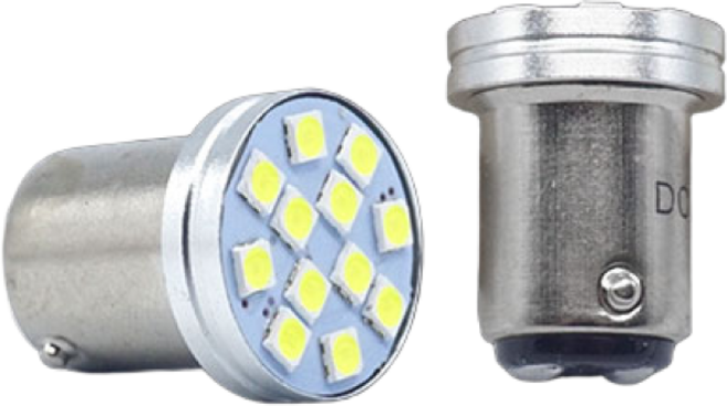 삼항LED 24V용 3030 하이파워 싱글/더블 전구LED / 깜빡이등 브레이크등 미등 S25타입 전구, 싱글전구, 화이트, 1개
