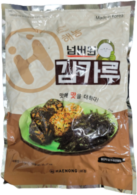 (무)해농 넘버원 김가루 1kgX3개, 3개, 1kg
