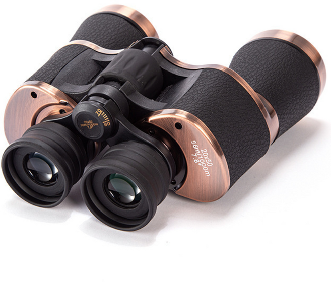 20x50 고배율 쌍안경 탐조용 등산 캠핑 망원경 전문가용, 50mm