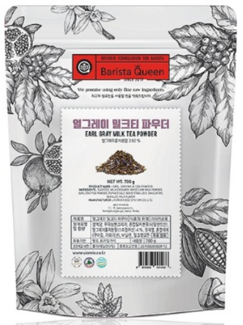 바리스타퀸 얼그레이 밀크티 라떼분말, 700g, 1개입, 2개