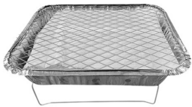 캠핑용 꼬치 그릴 일회용 바베큐 화로 양꼬치 불판, 1개