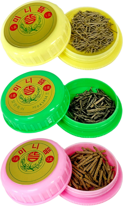 현대 미니실뜸 10g 직접구뜸 쑥뜸 쑥봉 한의원뜸, 3호 (강), 1개