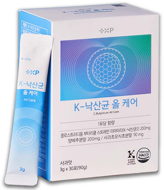 장건강엔 k낙산균 올케어 양배추분말 프로바이오틱스, 1박스, 30회분