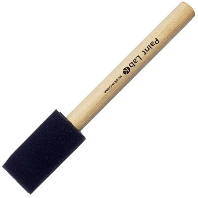 용호브러쉬 붓자국이 남지 않는 폼브러쉬 1호, 1개