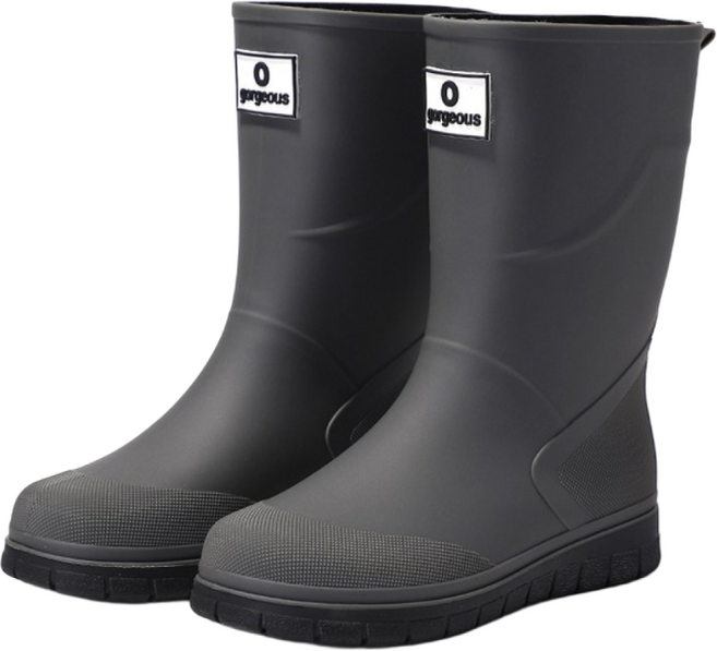 남성용 미들컷 패션 레인부츠 주방 낚시 겸용