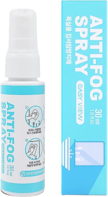 이지뷰 욕실용 김서림방지제, 2개, 30ml
