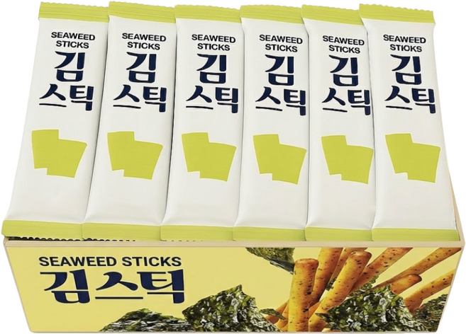 스낵큐 노브랜드 과자, 16개, 김스틱