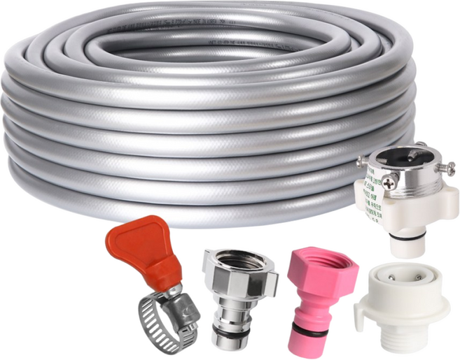 와이넷 꼬이지않는말랑이물호스30M+연결키트, 1개