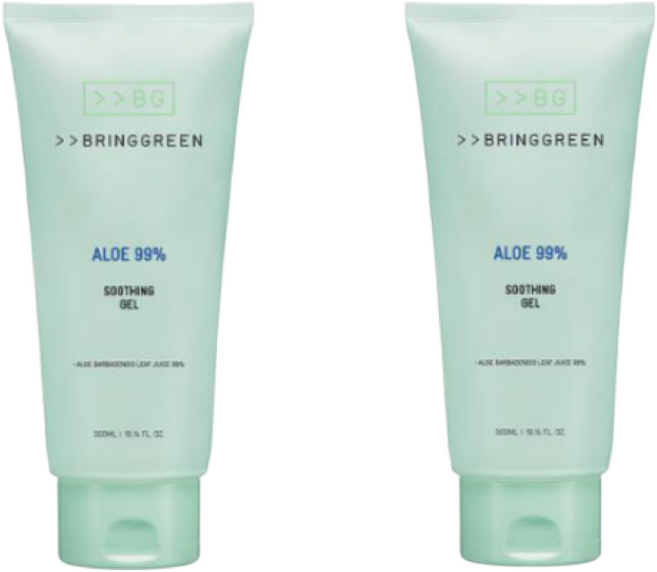 브링그린 알로에 97% 수딩 젤, 300ml, 2개