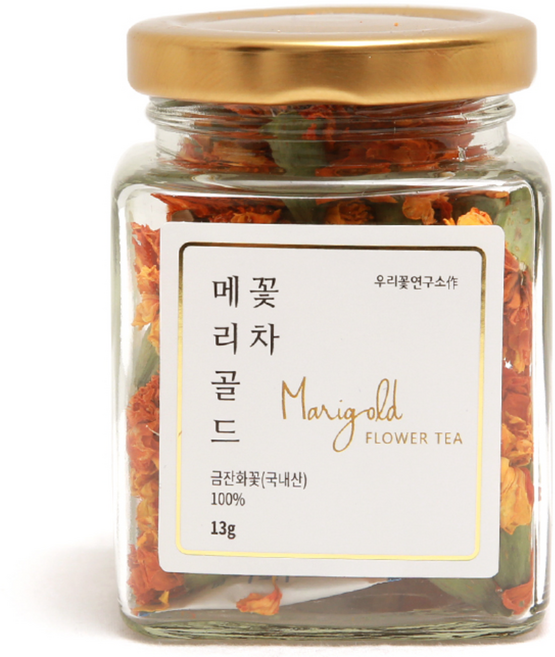 우리꽃연구소 메리골드 꽃차 레귤러, 13g, 1개입, 1개