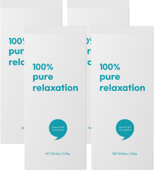 쇼산 엡솜솔트 마그네슘입욕제 유칼립투스 실속형 2..5kg 4개 세트, 2.5kg