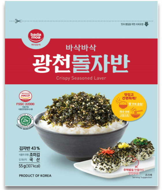 바다모아 광천 돌김자반, 55g, 1개