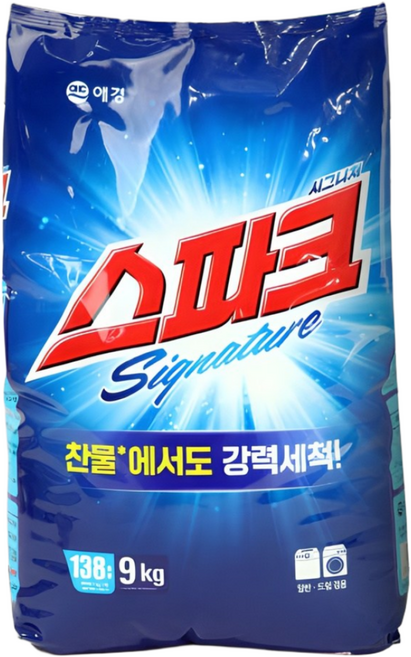 애경 스파크 시그니처 찬물전용 리필 9kg, 1개