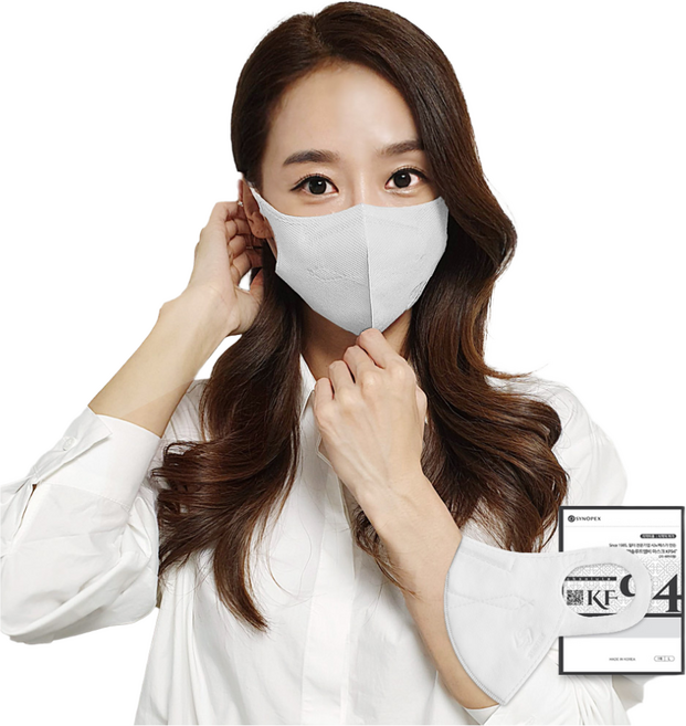 시노텍스 KF94마스크 앱솔루트MB 중형M, 50매입, 1세트, 중형(M)  화이트