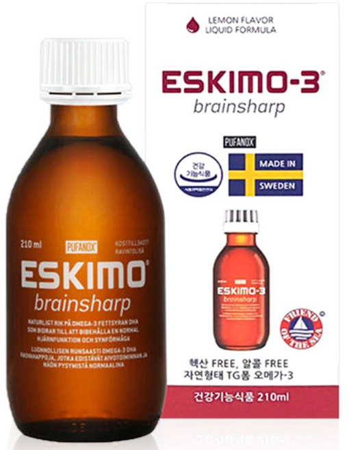 에스키모3 브레인샤프 오메가3, 1개, 210ml