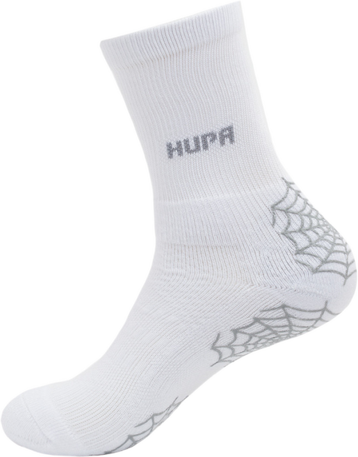 HUPA 후파 스파이디 양면논슬립 하프삭스, 백색, 숙녀/아동