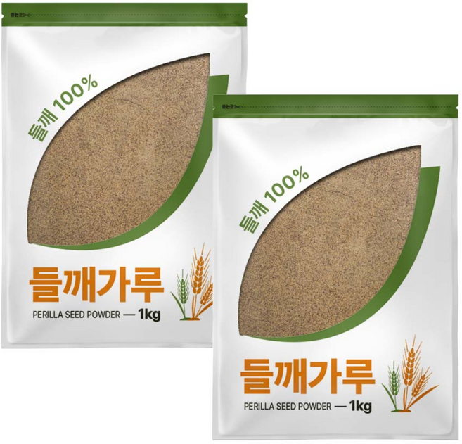 그대로푸드 껍질째 들깨가루 (탕용), 1kg, 2개