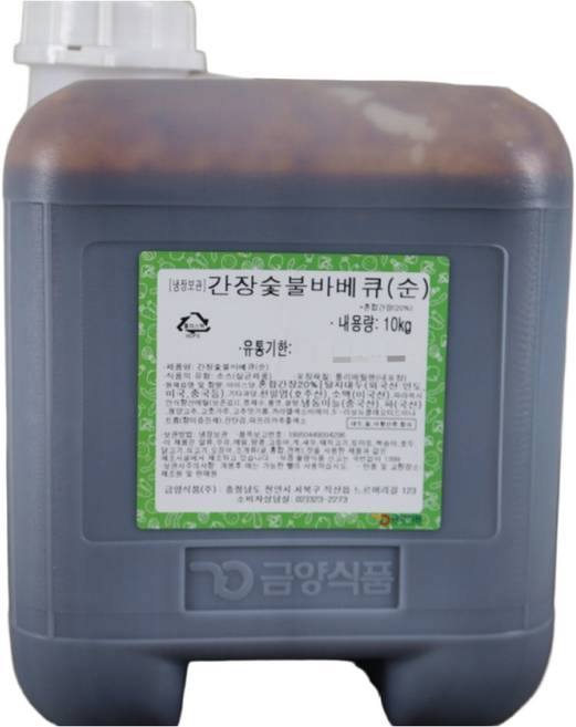 금양식품 간장숯불바베큐양념소스 순한맛 10KG, 1개