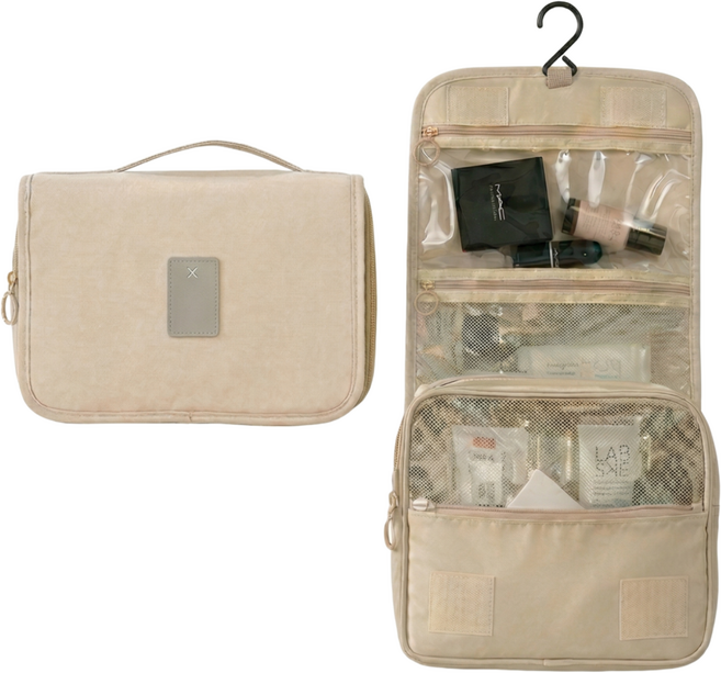 브로행 여행용 파우치 세면도구 미니3단 벽걸이 워시백