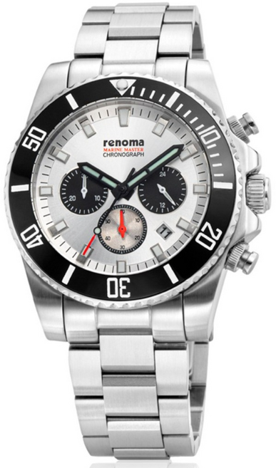 renoma 레노마 마린마스터 200M 방수 사파이어글래스 세라믹베젤 남성 다이버시계 RE2001 사은품 실리콘밴드